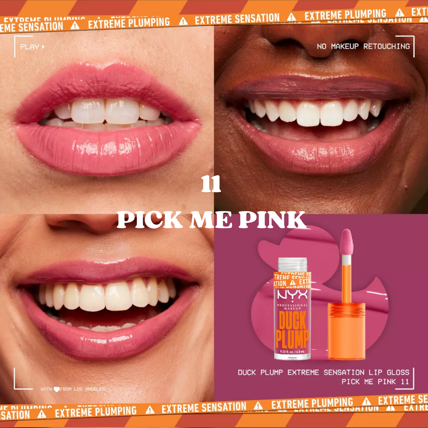 11 GLOSS DUCK PLUMP PICK ME PINK (7ml)
