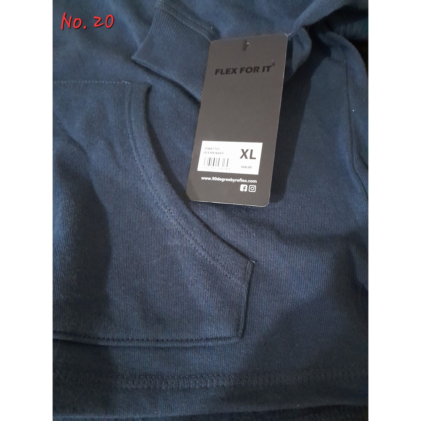 No. 20 Suéter color OCEAN NAVY 90° by reflex (3 piezas)