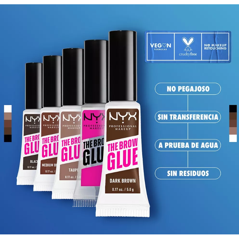 Gel Fijador De Cejas Profesional, Color Transparente (5 gr)