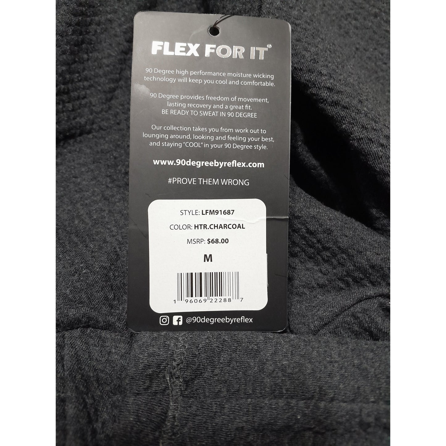 No. 13 Suéter color HTR CHARCOAL 90° by reflex (1 pieza)