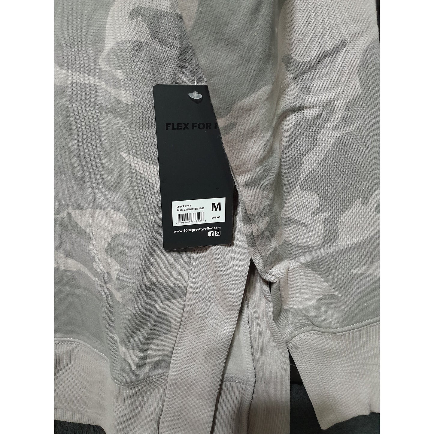 No. 14 Suéter color CAMO DRIED SAGE 90° by reflex (1 pieza)
