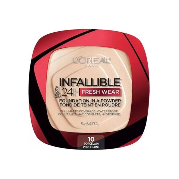 Polvo compacto L'Oréal Paris Infallible 24H Fresh Wear