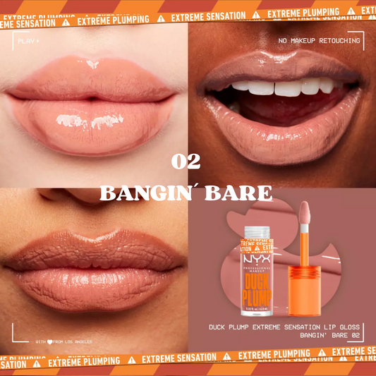 02 GLOSS DUCK PLUMP BANGIN´ BARE (7 ml)