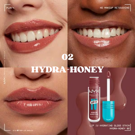 02 GLOSS NYX LABIOS HIDRA-HONEY (5 ml)