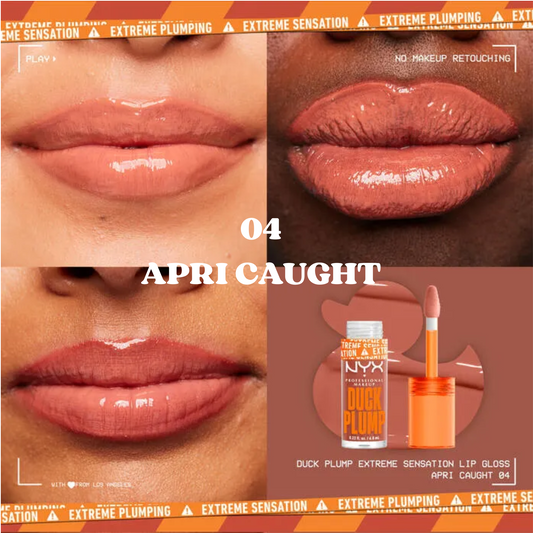 04 GLOSS DUCK PLUMP LABIOS APRI CAUGHT (7ml)