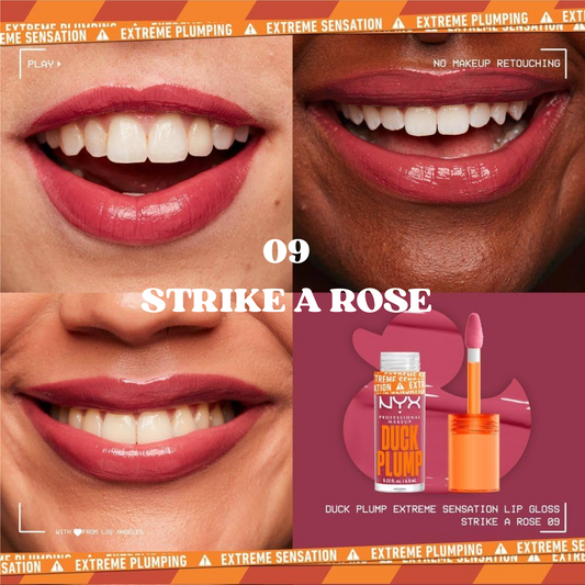09 GLOSS DUCK PLUMP STRIKE A ROSE (7ml)