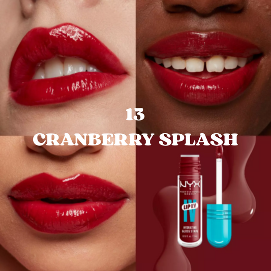 13 GLOSS NYX LABIOS CRANBERRY SPLASH (5 ml)