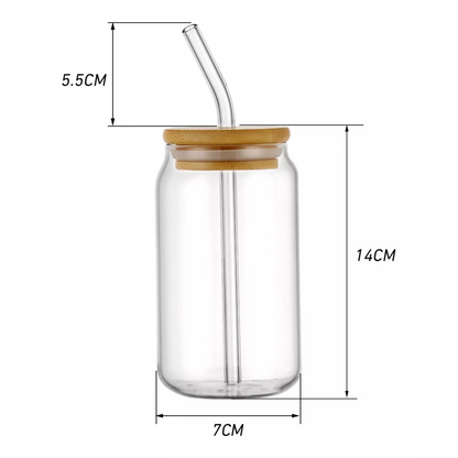 Set de 8 vasos de cristal