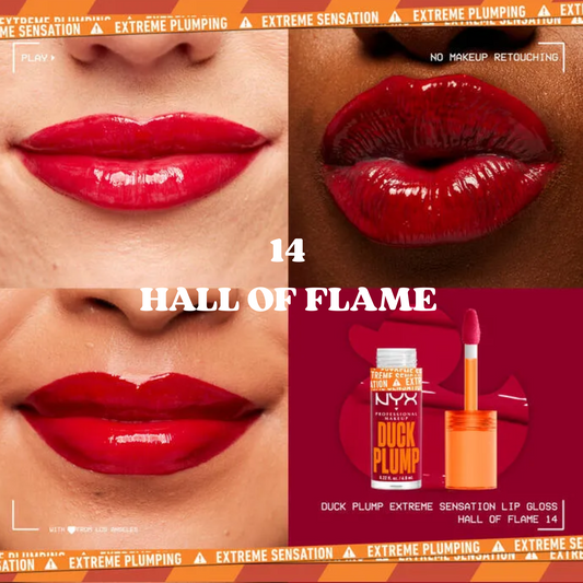 14 GLOSS DUCK PLUMP LABIOS HALL OF FLAME (7 ml)