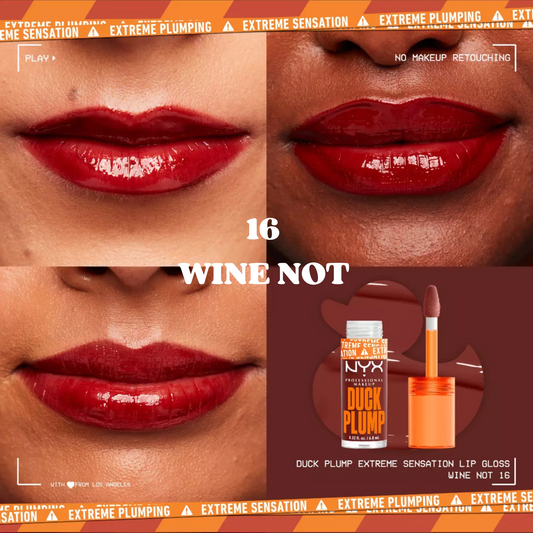 16 GLOSS DUCK PLUMP WINE NOT (7 ML)