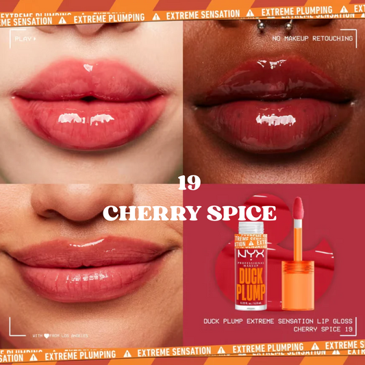 19 GLOSS DUCK PLUMP CHERRY SPICE (7 ml)