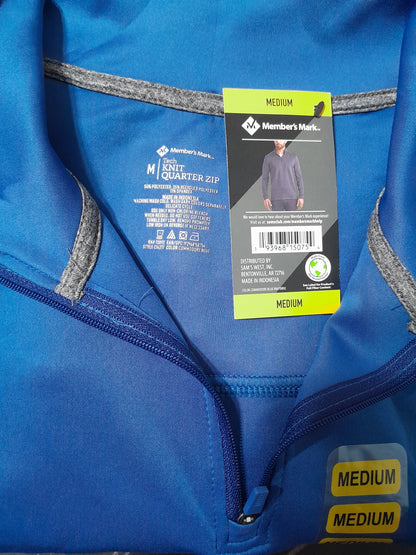 Suéter deportivo SAMS color azul (8 piezas)