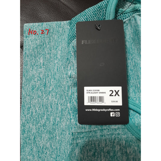 No. 27 Top color SLUSHY OMBRE para mujer 90° by reflex (1 pieza)