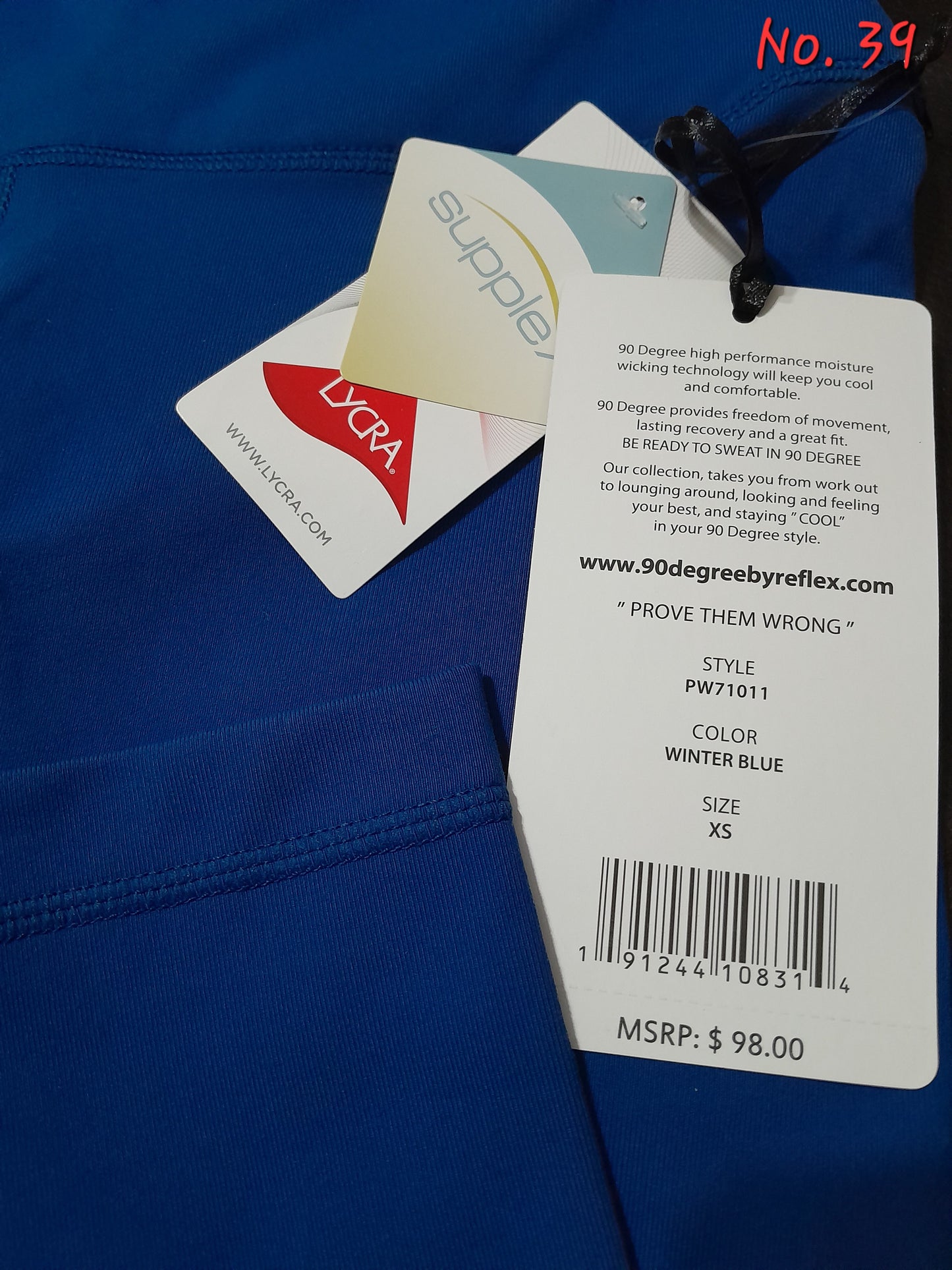No. 39 COLOR: WINTER BLUE 90° by reflex (2 piezas)