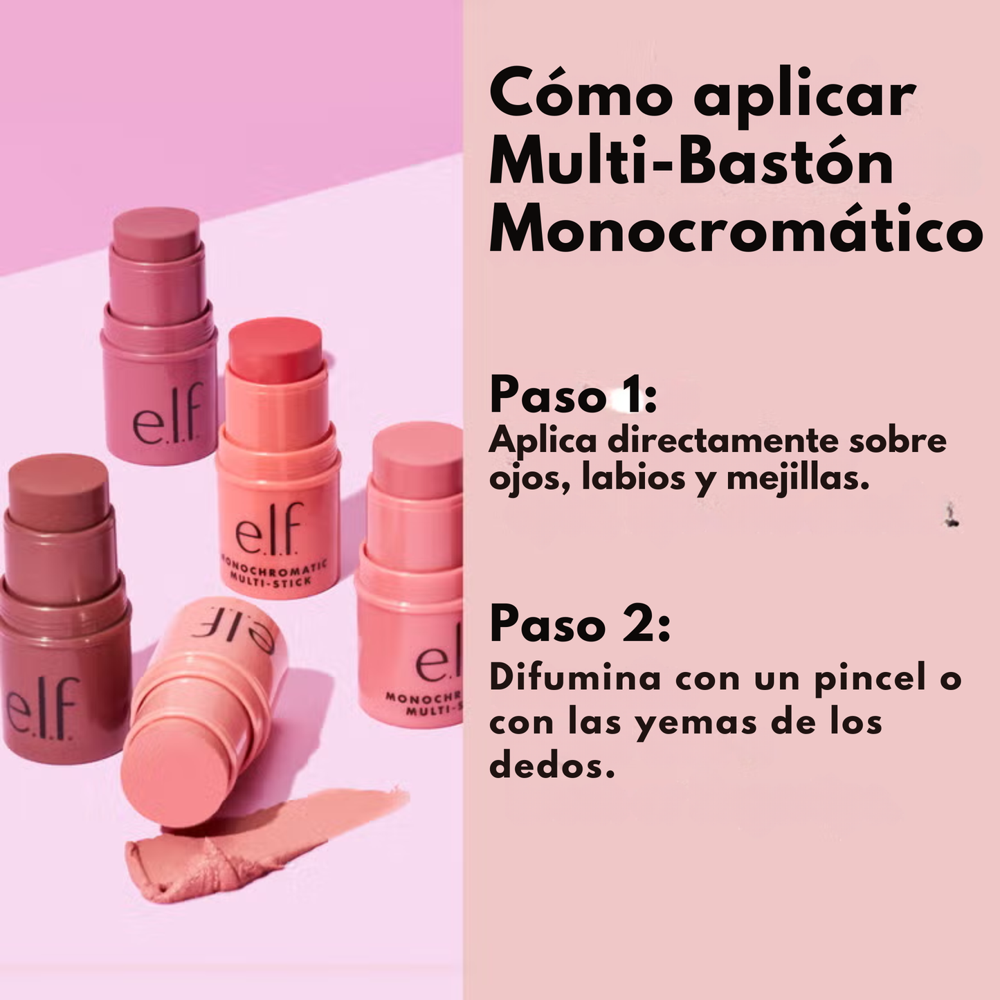 BARRA MULTIUSOS ELF (LABIAL, SOMBRA Y RUBOR)