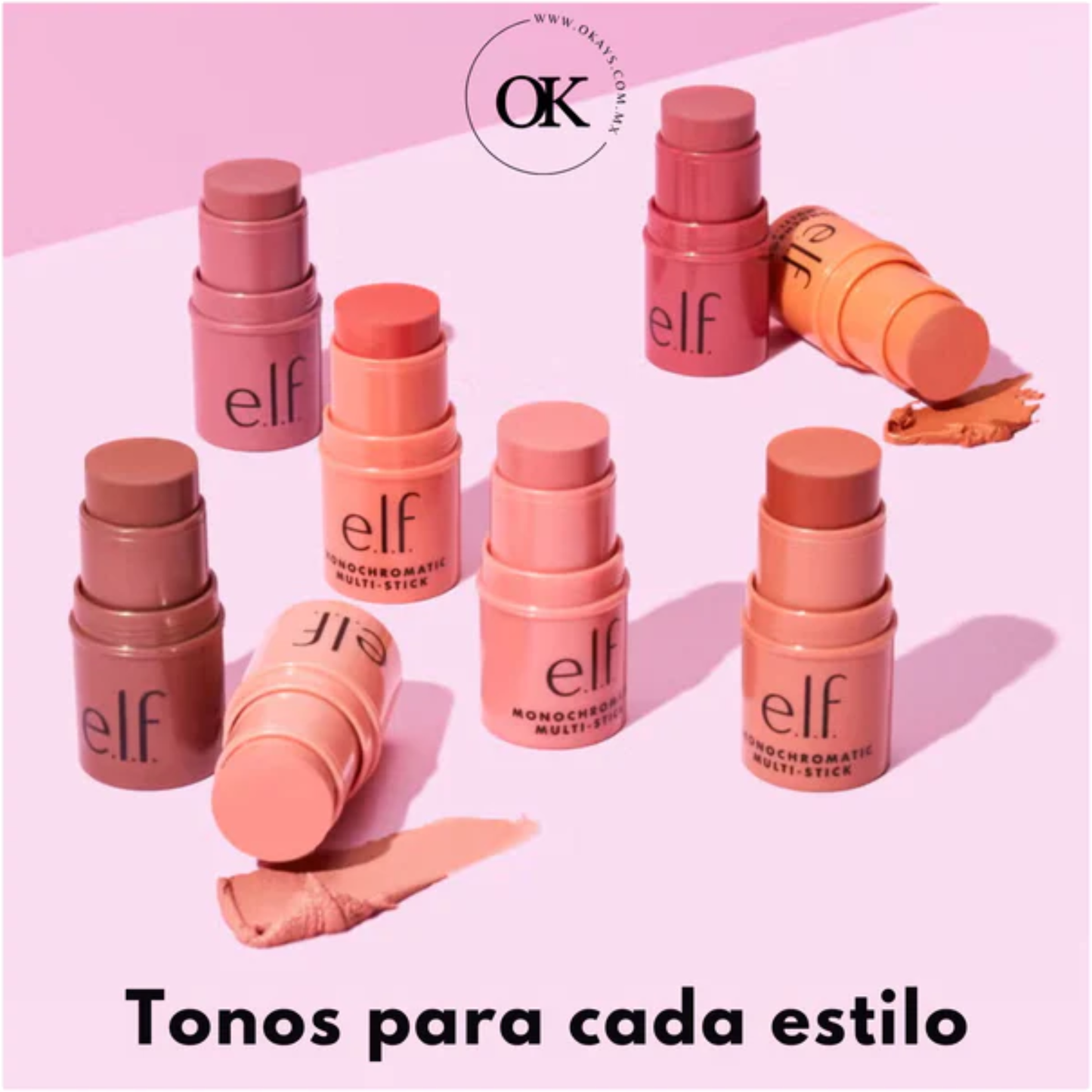 BARRA MULTIUSOS ELF (LABIAL, SOMBRA Y RUBOR)
