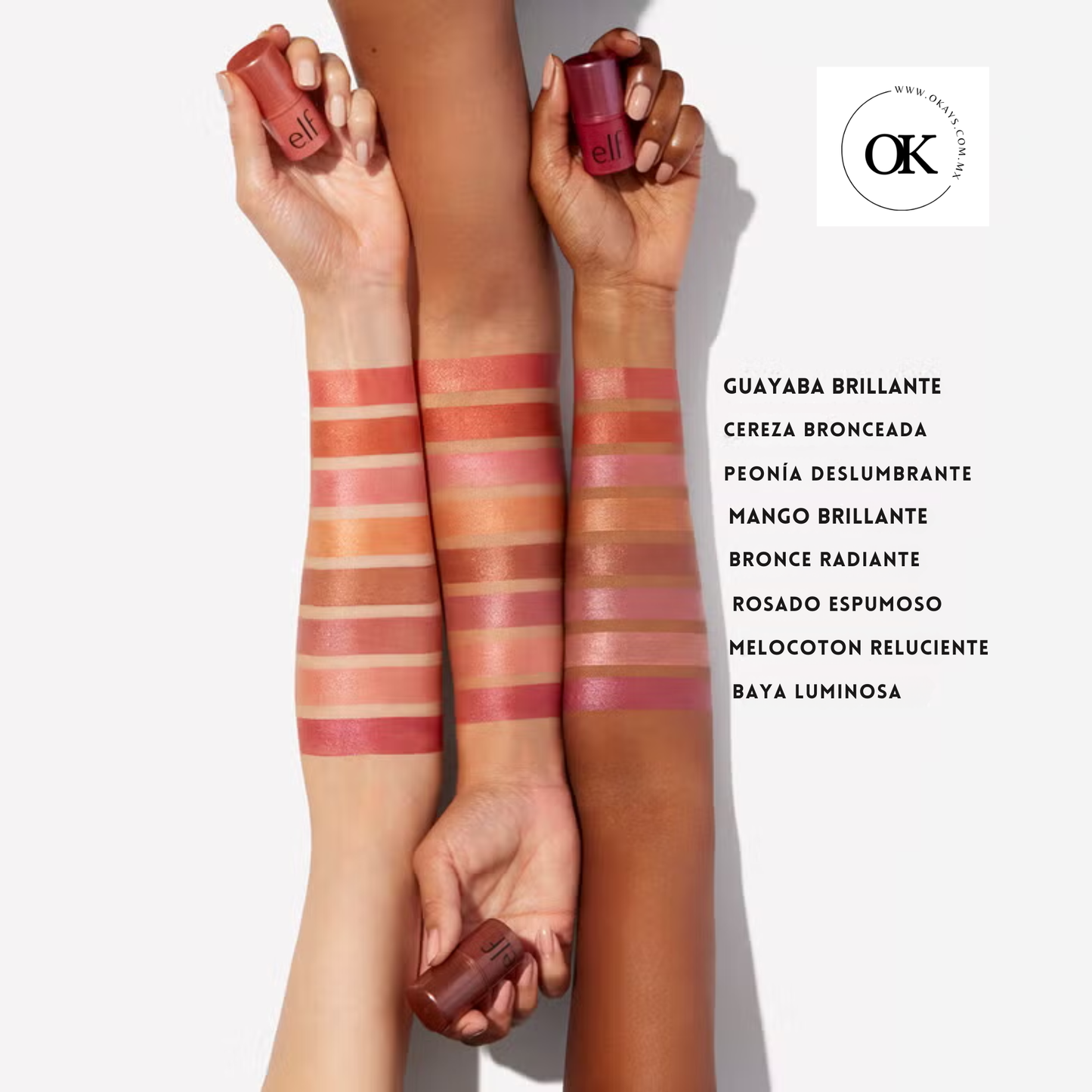 BARRA MULTIUSOS ELF (LABIAL, SOMBRA Y RUBOR)