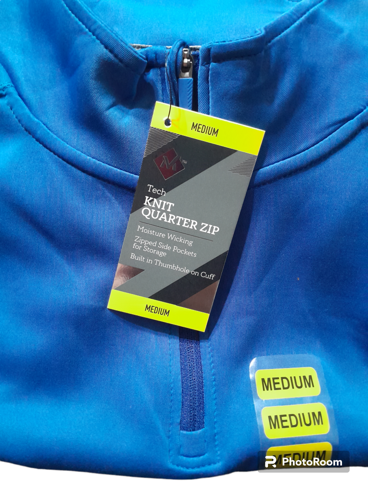 Suéter deportivo SAMS color azul (8 piezas)