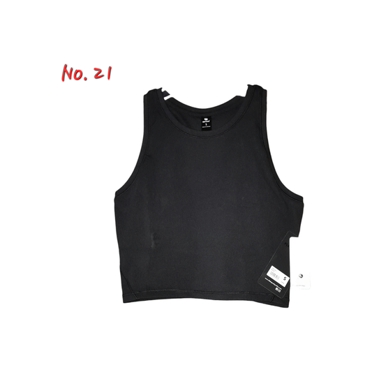 No. 21 Top color negro para mujer 90° by reflex (5 piezas)