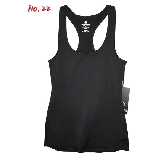 No. 22 Blusa deportiva color negro para mujer 90° by reflex (7 piezas)