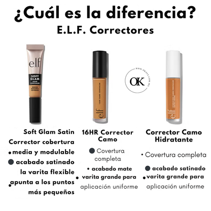 CORRECTOR STINADO SFOT GLAM ELF